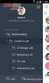 works mobile contacts