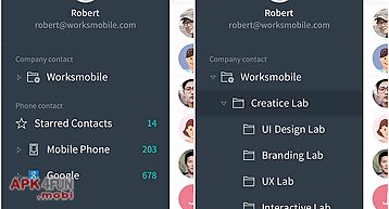 Works mobile contacts
