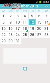 calendar monthly modern style