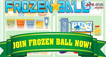 Frozen ball fall very fun physic..