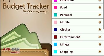 My budget tracker