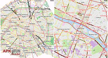 Paris offline city map lite