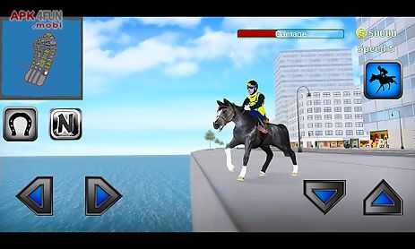 rodeo police horse simulator
