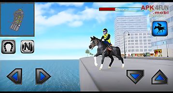 Rodeo police horse simulator