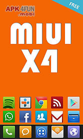 miui x4 go/apex/adw theme free