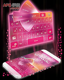 pink keyboard for android