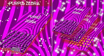 Purple zebra keyboard free
