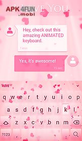 i love you animated keyboard