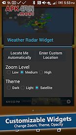 weather radar widget