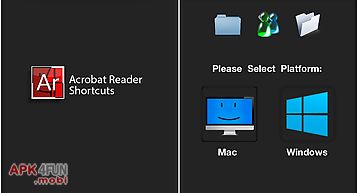 Shortcuts acrobat reader