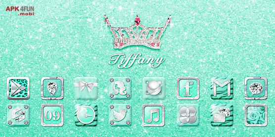 tiffany go launcher theme
