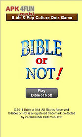 bible or not® bible quiz game