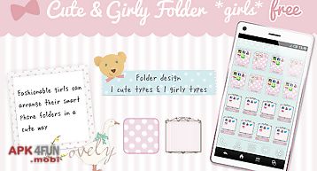 Cute&girly folder *girls* free