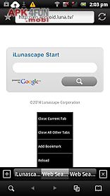 ilunascape - web browser -