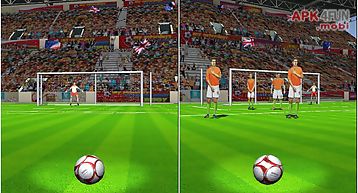 Penalty flick : football goal