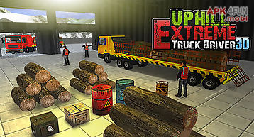 Uphill extreme truck driver 3d