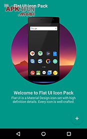 m theme - flat ui icon pack