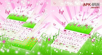 Pink nature keyboard