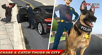 Police dog criminals mission