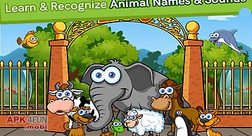 Preschool zoo game animal game