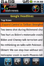 flash news for android