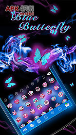 blue butterfly kika keyboard