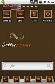 coffee go launcher theme