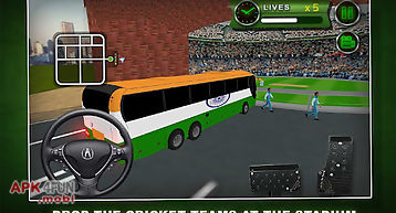 Cricket cup bus