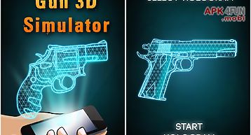 Hologram gun 3d simulator