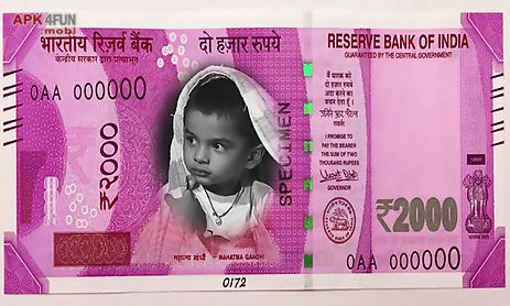 indian rupee note photo frames