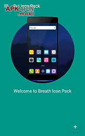 m theme - breath icon pack