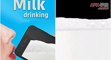 Virtual milk drinking