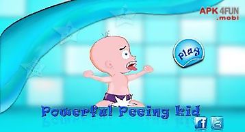 Powerful peeing kid