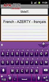 slideit french azerty pack