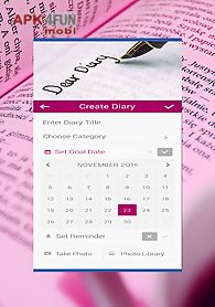 personal diary with password