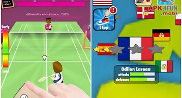 Badminton smash 3d