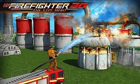 firefighter 3d: the city hero