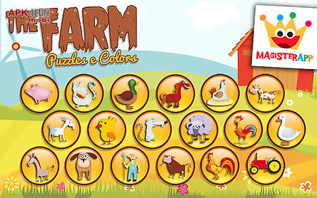 the farm - puzzles kids games