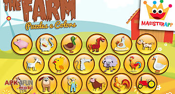 The farm - puzzles kids games
