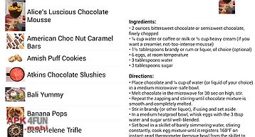 Chocolate recipes