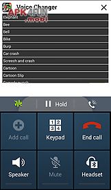 play voice changer during call