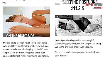 Sleep positions health effects