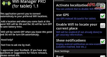 Wifimanager pro (for tablet)