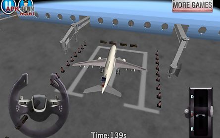 airplane parking - 3d airport