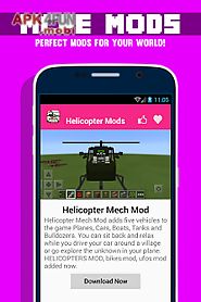 helicopter mods for mcpe