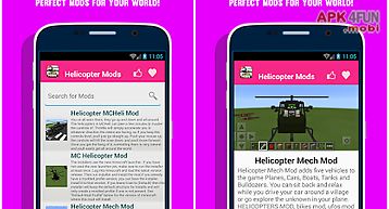 Helicopter mods for mcpe