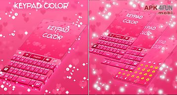 Keypad color pink