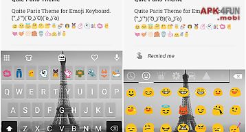 Quiet paris emoji keyboard