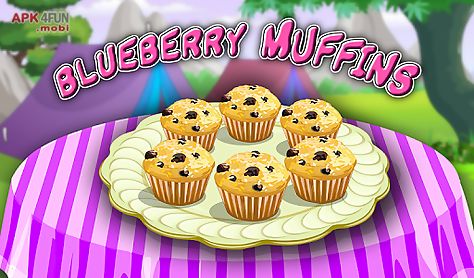 blue berry muffins cooking