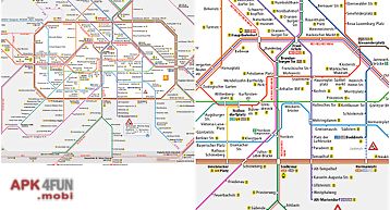 Berlin subway route network